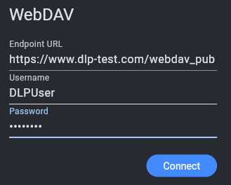 Webdav forms